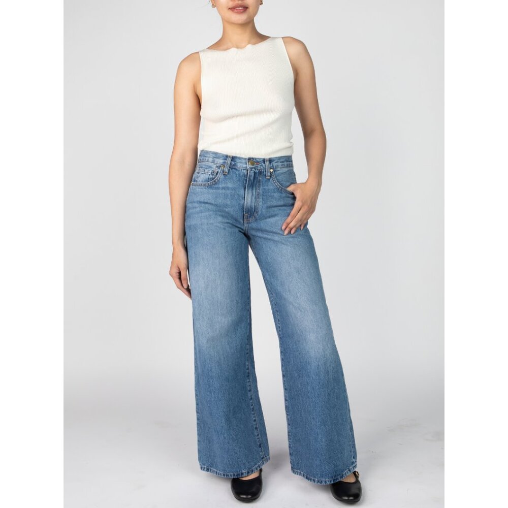 Nelle Atelier - Petite Wide Leg Jeans